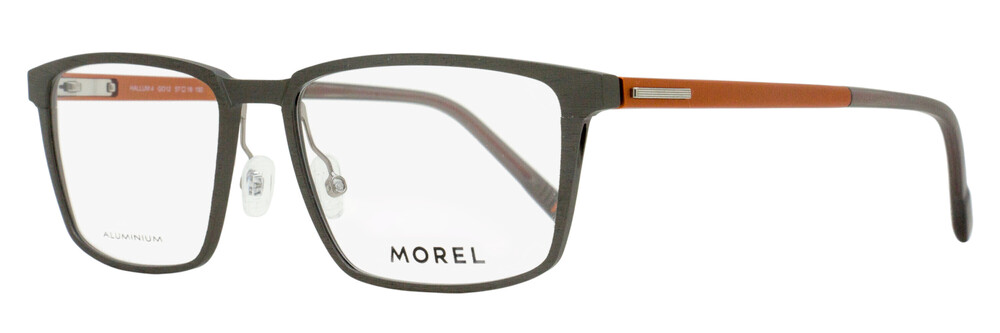 Morel Oga Hallum Eyeglasses 10229O GO12 Brushed Gunmetal 57mm